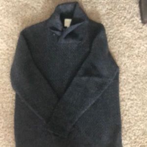 Billy Reid shawl collar cashmere button sweater